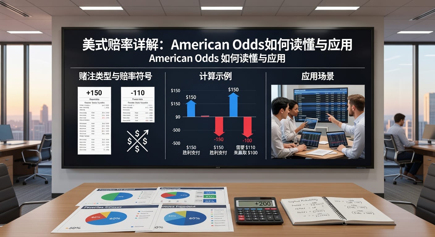 美式赔率 american odds 解析：换算、读法与实战判断