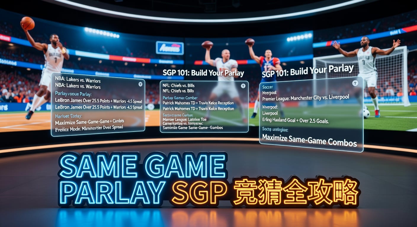 same game parlay SGP：同场串关实战判断