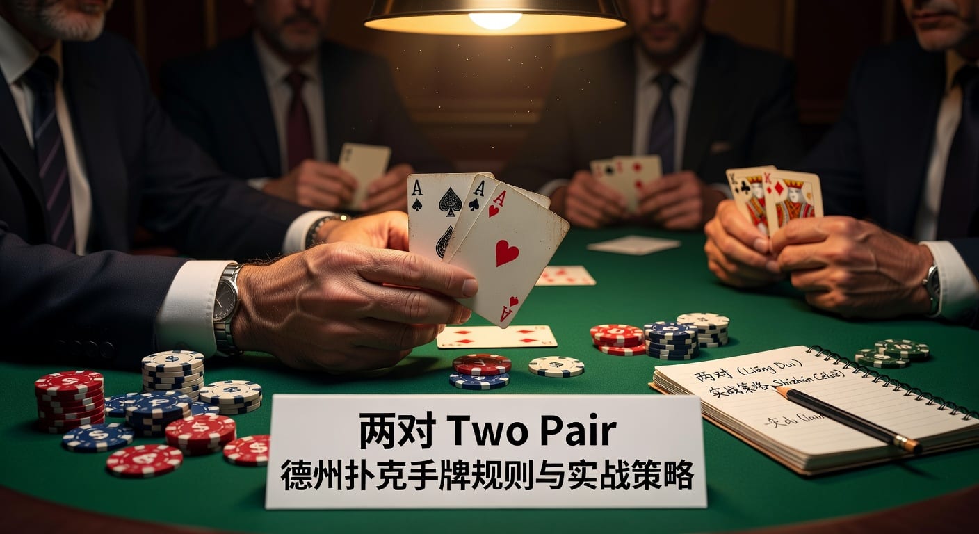 两对 two pair：牌型强弱与实战判断