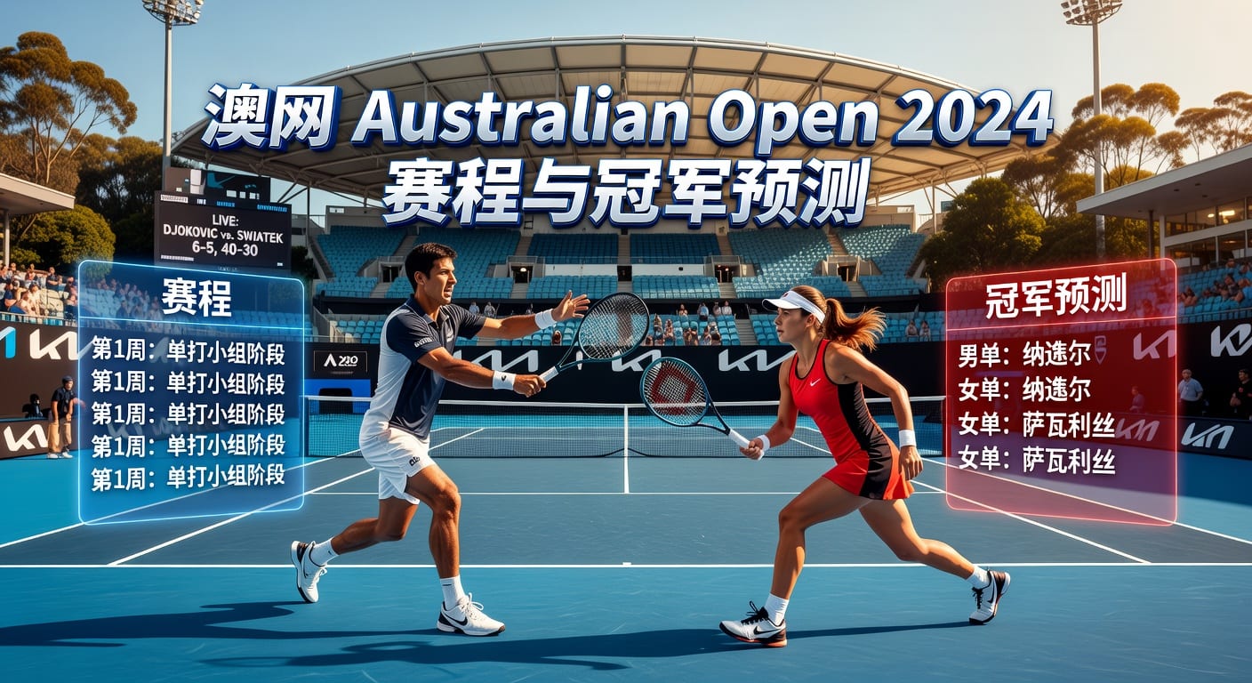 澳网 Australian Open 2026观赛指南：赛程节奏与场地特性