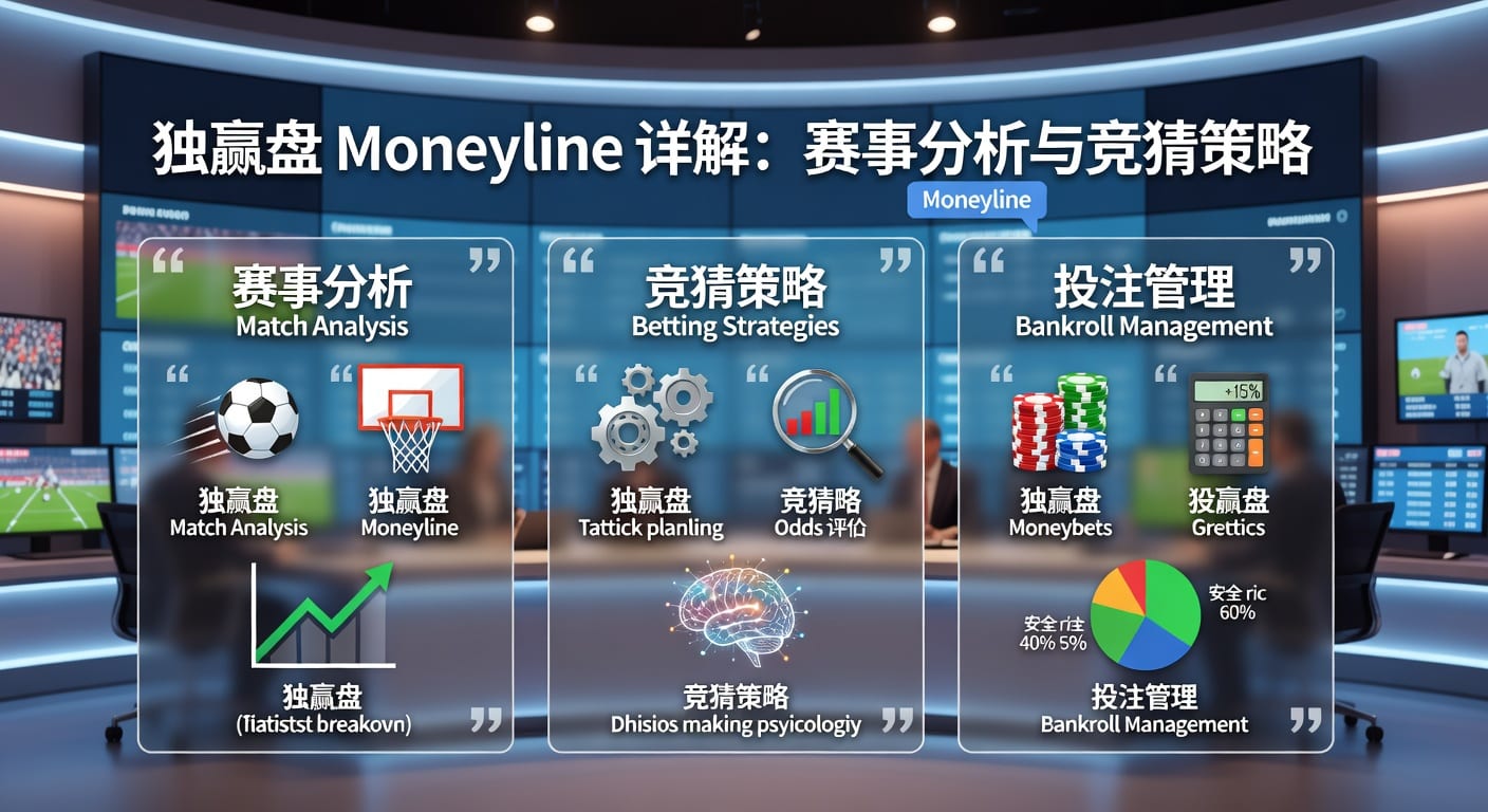 独赢盘 moneyline：投注技巧、赔率判断与实战思路 2026年