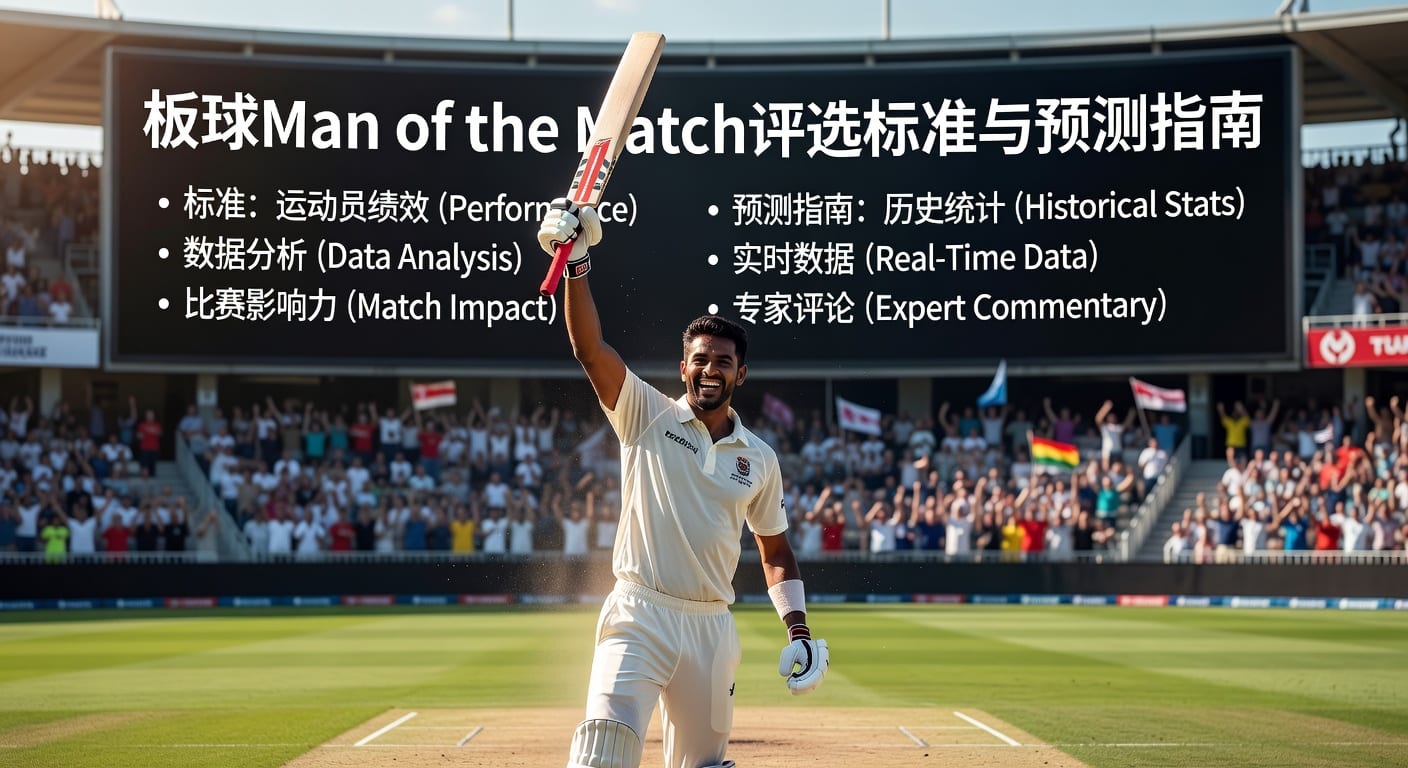 板球Man of the Match：2026年评选逻辑与看点