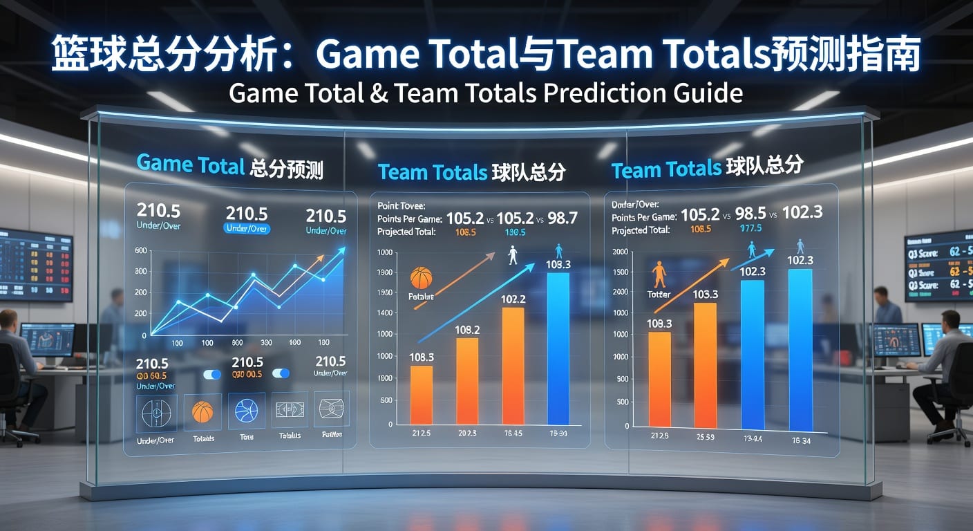 篮球总分 game total team totals：团队总分拆解与赛前判断